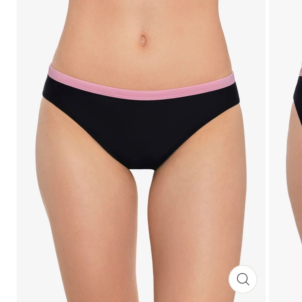 SALT + COVE X-Back Triangle Bikini Top & BINDING HIPSTER BIKINI BOTTOMS - Picture 3 of 16